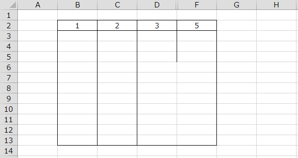 Excel 図解 行や列を非表示で罫線が消える問題の解決策 わしの おもちゃブログ