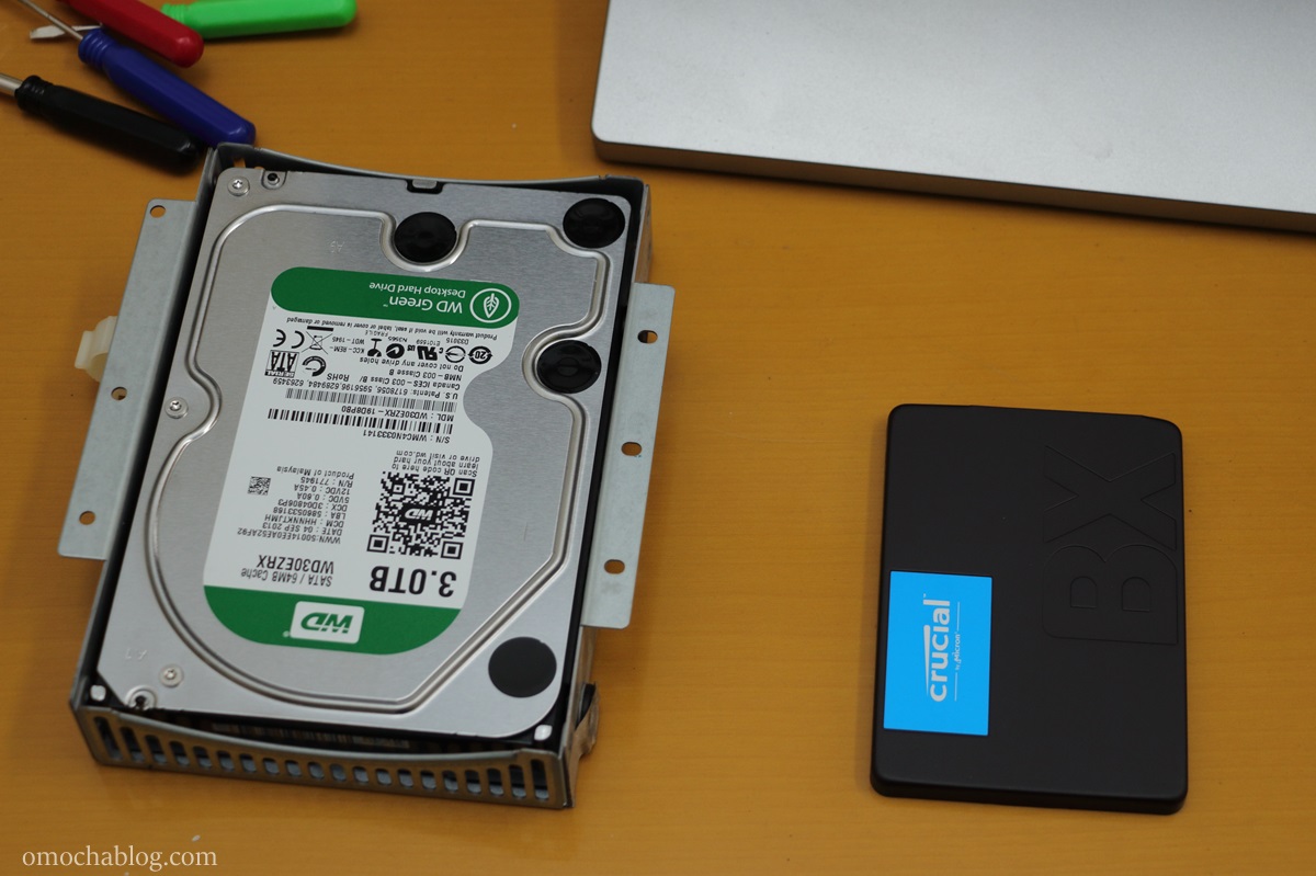 一体型パソコンVN770/NのHDDをSSDに換装してみた！ | わしの！おもちゃ 